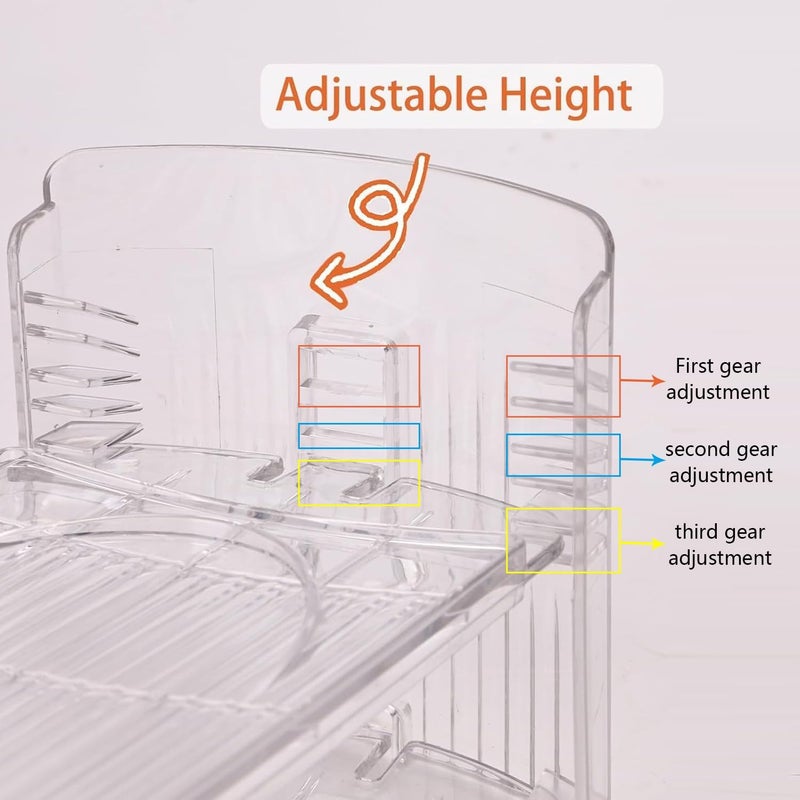 Uni HIMO Shoe Stacker Shoe Rack Organizer for Closet Space Saver Storage Shoe Holder Organization,Transparent(5 * 11inch (Transparent, 4 pack) - Image 2